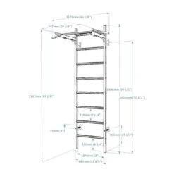 BenchK 221 Wallbars 15 BenchK 221 Wallbars -Fitness Equipment Sales Shop 4 BenchK 221W