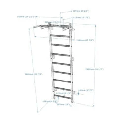 BenchK 721 Stall Bar Exercise Rehabilitation Equipment 17 BenchK 721 Stall Bar Exercise Rehabilitation Equipment -Fitness Equipment Sales Shop 4 BenchK 721W