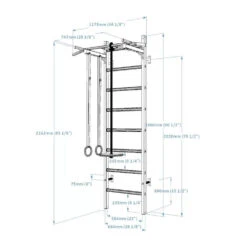 BenchK 221 + A076 Wallbars 13 BenchK 221 + A076 Wallbars -Fitness Equipment Sales Shop 5 BenchK 221WA204