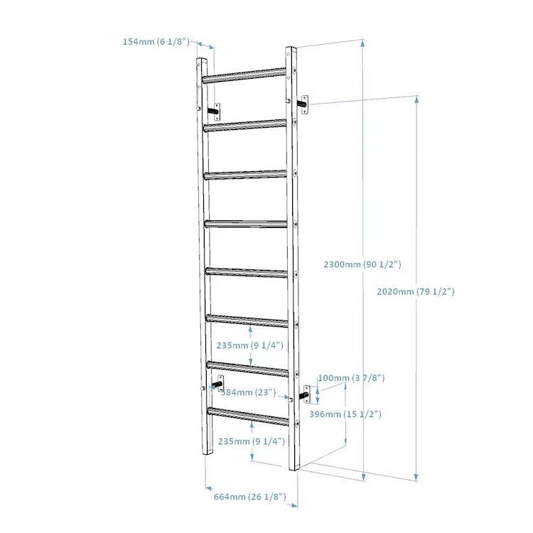 BenchK 200 Wall Bars 7 BenchK 200 Wall Bars - Image 5