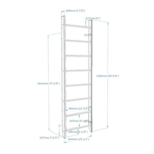 BenchK 100 Wall Bars - Image 2