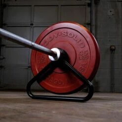 Body Solid Body-Solid Olympic Bar Stand (single) 11 Body Solid Body-Solid Olympic Bar Stand (single) -Fitness Equipment Sales Shop Body SolidOlympicBarStand single FrontSideView