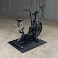 Body Solid Body-Solid Tools Bike Floor Mat 8 Body Solid Body-Solid Tools Bike Floor Mat -Fitness Equipment Sales Shop Body SolidToolsBikeFloorMatRearSideView