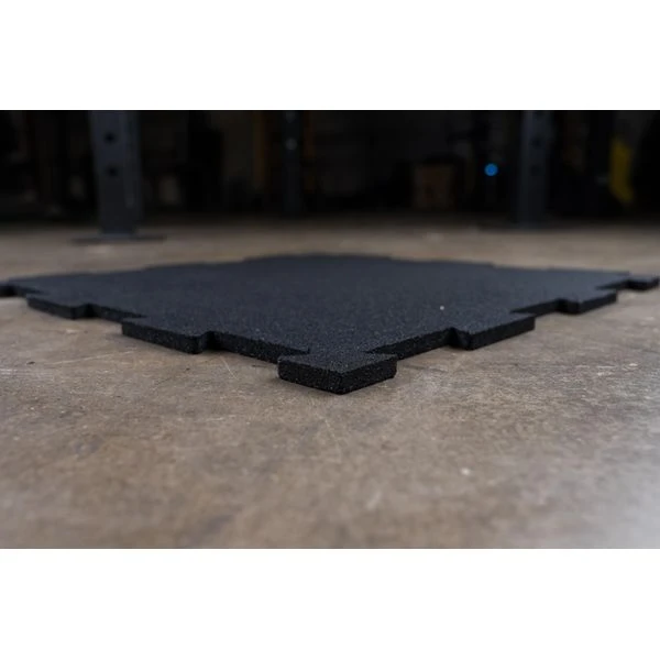 Body Solid Body-Solid Tools Interlocking Rubber Flooring (Black) 6 Body Solid Body-Solid Tools Interlocking Rubber Flooring (Black) - Image 4