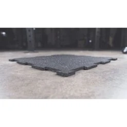 Body Solid Body-Solid Tools Interlocking Rubber Flooring (Speckled) 11 Body Solid Body-Solid Tools Interlocking Rubber Flooring (Speckled) -Fitness Equipment Sales Shop Body SolidToolsInterlockingRubberFlooring Speckled SideView