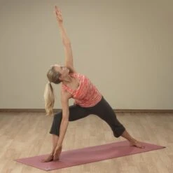 Body Solid Body-Solid Tools Yoga Mat Red 5mm -Fitness Equipment Sales Shop Body SolidToolsYogaMatRed5mmExercise6