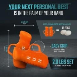 Egg Weights 2.0 Lb Set Adult Running Pods 13 Egg Weights 2.0 Lb Set Adult Running Pods -Fitness Equipment Sales Shop EggWeights2.0LbSetAdultRunningPodsOrange