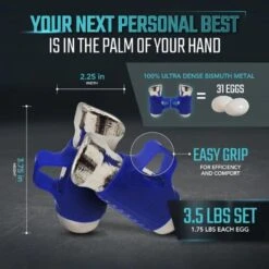 Egg Weights 3.5 Lb Set The Mercury Running Pods 11 Egg Weights 3.5 Lb Set The Mercury Running Pods -Fitness Equipment Sales Shop EggWeights3.5LbSetTheMercuryRunningPodsBlue