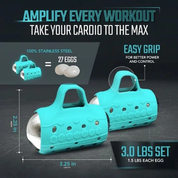 Egg Weights 3Lbs Cardio Max With Bag 8 Egg Weights 3Lbs Cardio Max With Bag - Image 6