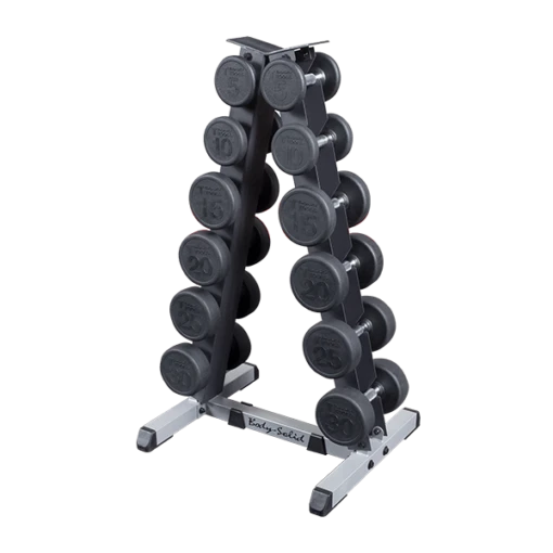 Body Solid 2 Tier Vertical Dumbbell Rack - Image 2