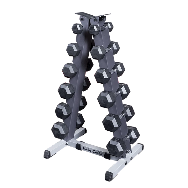 Body Solid 2 Tier Vertical Dumbbell Rack 6 Body Solid 2 Tier Vertical Dumbbell Rack - Image 4