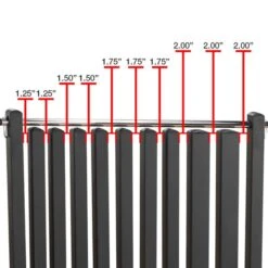 Body Solid Vinyl Dumbell Rack 7 Body Solid Vinyl Dumbell Rack -Fitness Equipment Sales Shop GDR500 gap sizes