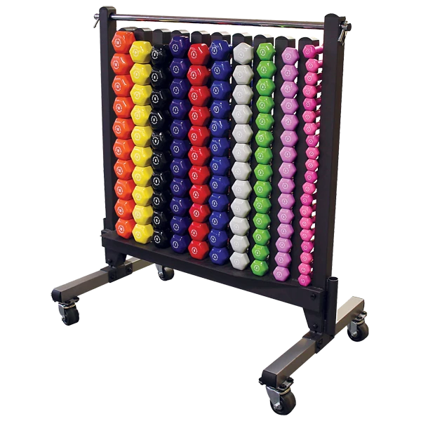 Body Solid Vinyl Dumbell Rack 4 Body Solid Vinyl Dumbell Rack - Image 2