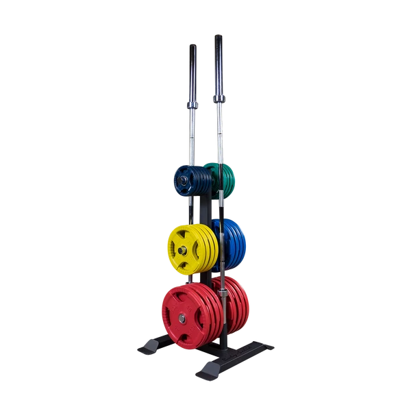Body Solid Olympic Weight Tree And Bar Holder 6 Body Solid Olympic Weight Tree And Bar Holder - Image 4
