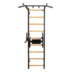 BenchK 722 Black Stall Bar For Home With Pull-up Bar And Dip Station 13 BenchK 722 Black Stall Bar For Home With Pull-up Bar And Dip Station -Fitness Equipment Sales Shop Multifunctional wall bar BenchK 1