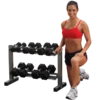 Body Solid Powerline Dumbbell Rack 2 Body Solid Powerline Dumbbell Rack -Fitness Equipment Sales Shop PDR282X Hero