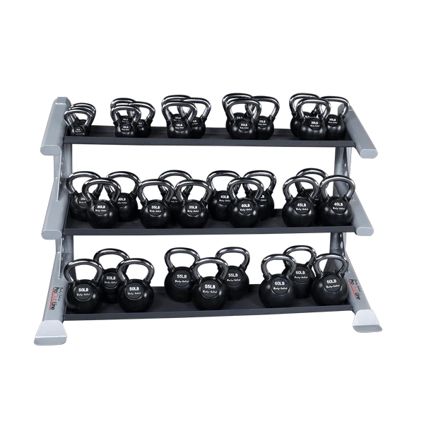 Body Solid Pro Club Line SDKR 3 Tier Kettlebell Rack 4 Body Solid Pro Club Line SDKR 3 Tier Kettlebell Rack - Image 2