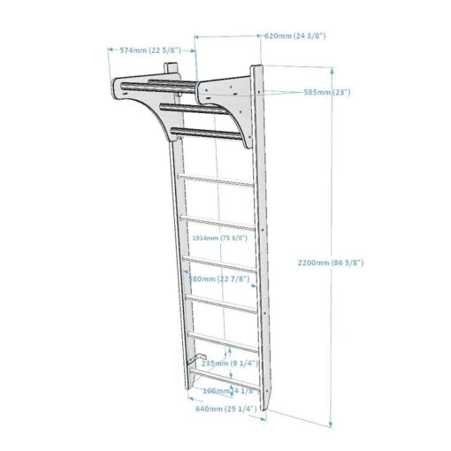 BenchK 111 Swedish Ladder - Image 2