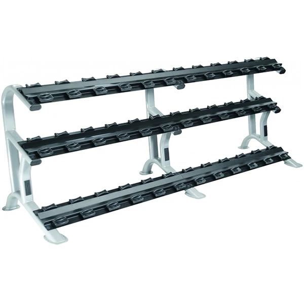 York Barbell 3 Tier ETS Saddle Rack For Pro Style Dumbbells 3 York Barbell 3 Tier ETS Saddle Rack For Pro Style Dumbbells
