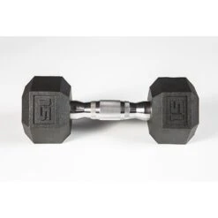 York Barbell 5-50lb Premium PVC Hex Dumbbell Set - Chrome Ergo Handle 16 York Barbell 5-50lb Premium PVC Hex Dumbbell Set - Chrome Ergo Handle -Fitness Equipment Sales Shop YorkBarbell5 50lbPremiumPVCHexDumbbellSet15lbs