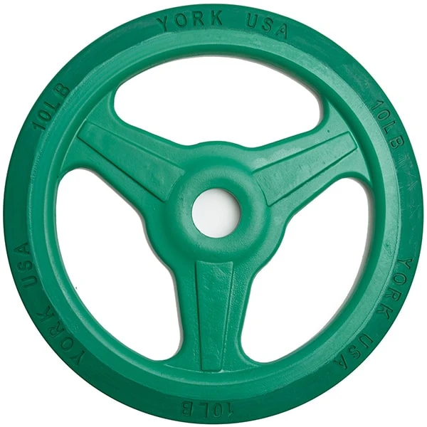 York Barbell Bumper Grip Plate (Color) 4 York Barbell Bumper Grip Plate (Color) - Image 2