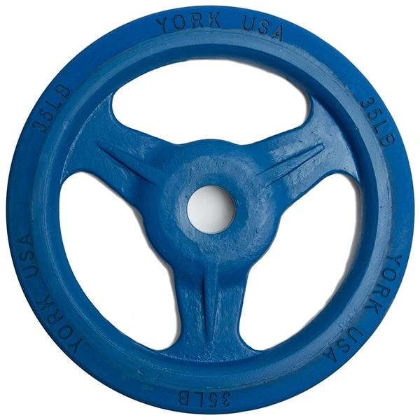 York Barbell Bumper Grip Plate (Color) 6 York Barbell Bumper Grip Plate (Color) - Image 4