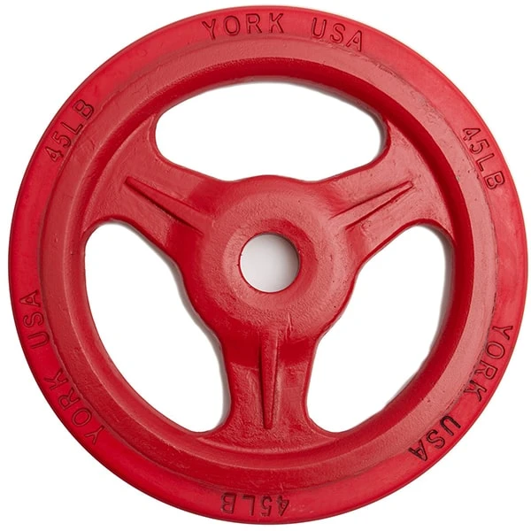 York Barbell Bumper Grip Plate (Color) 7 York Barbell Bumper Grip Plate (Color) - Image 5
