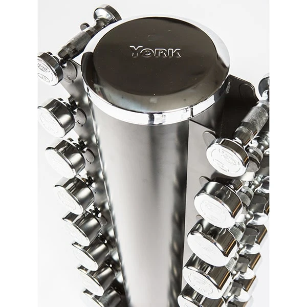 York Barbell Chrome Dumbbell Club Pack 4 York Barbell Chrome Dumbbell Club Pack - Image 2
