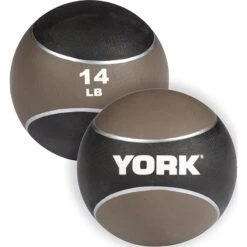 York Barbell Medicine Ball 13 York Barbell Medicine Ball -Fitness Equipment Sales Shop YorkBarbellMedicineBall14lbs