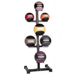 York Barbell Medicine Ball Storage Rack โ 7 Ball โ Vertical