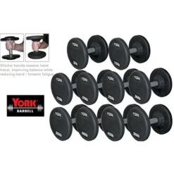 Fitness Equipment Sales Shop 33 York Barbell Pro Style Dumbbell Set