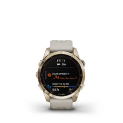 Garmin Fenix 7S Sapphire Solar Multisport GPS Smartwatch 35 Garmin Fenix 7S Sapphire Solar Multisport GPS Smartwatch -Fitness Equipment Sales Shop fenix 7s sapphire solar cream gold titanium with light sand band 2