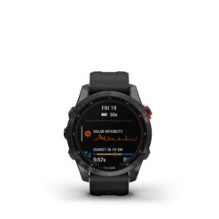 Garmin Fenix 7S Solar Multisport GPS Smartwatch 34 Garmin Fenix 7S Solar Multisport GPS Smartwatch -Fitness Equipment Sales Shop fenix 7s solar slate gray with black band 2