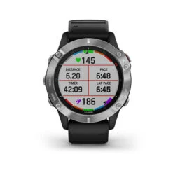 Garmin Fenix 6 Multisport GPS Smartwatch 18 Garmin Fenix 6 Multisport GPS Smartwatch -Fitness Equipment Sales Shop garmin fenix 6 silver with black band 010 02158 00 4