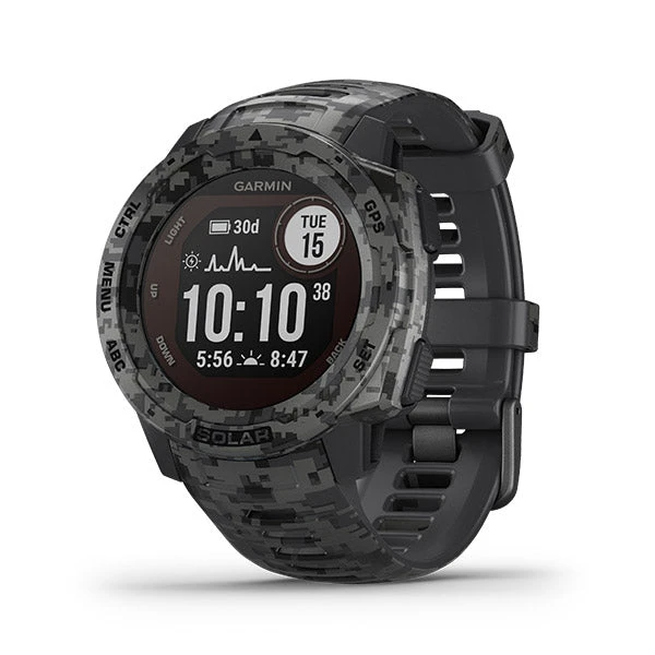 Garmin Instinct Solar Sportsman Camo Edition GPS Smartwatch 3 Garmin Instinct Solar Sportsman Camo Edition GPS Smartwatch
