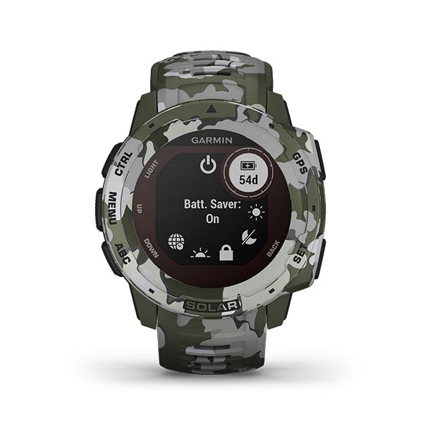 Garmin Instinct Solar Sportsman Camo Edition GPS Smartwatch 7 Garmin Instinct Solar Sportsman Camo Edition GPS Smartwatch - Image 5