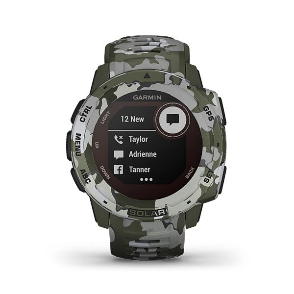 Garmin Instinct Solar Sportsman Camo Edition GPS Smartwatch 6 Garmin Instinct Solar Sportsman Camo Edition GPS Smartwatch - Image 4