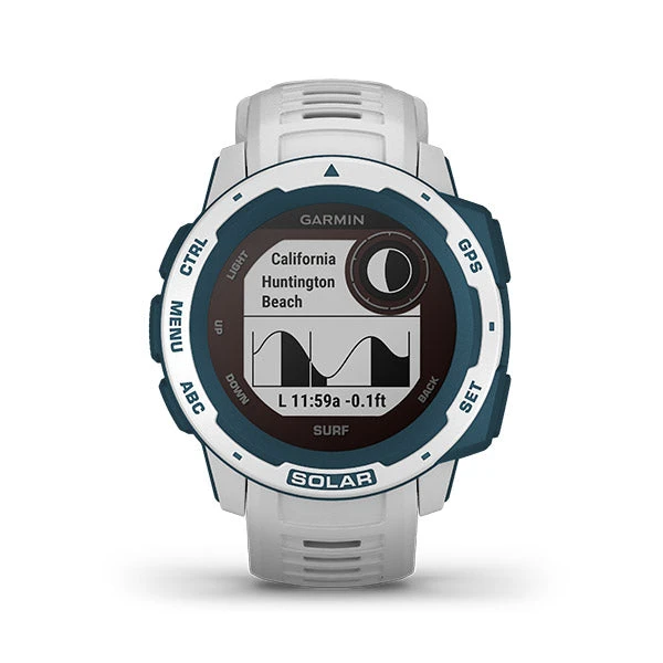 Garmin Instinct Solar Surf Edition GPS Smartwatch 5 Garmin Instinct Solar Surf Edition GPS Smartwatch - Image 3
