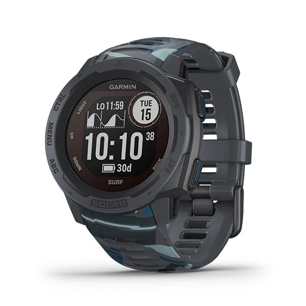Garmin Instinct Solar Surf Edition GPS Smartwatch 3 Garmin Instinct Solar Surf Edition GPS Smartwatch