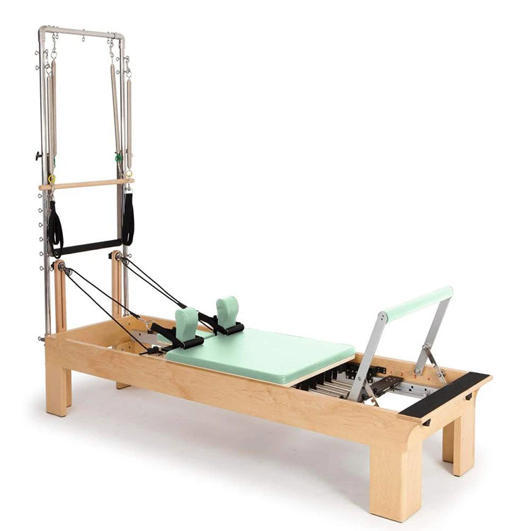 Elina Pilates Physio Wood Reformer With Tower 6 Elina Pilates Physio Wood Reformer With Tower - Image 4
