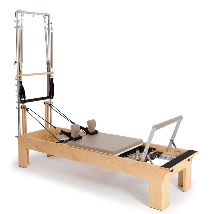Elina Pilates Physio Wood Reformer With Tower 9 Elina Pilates Physio Wood Reformer With Tower - Image 7