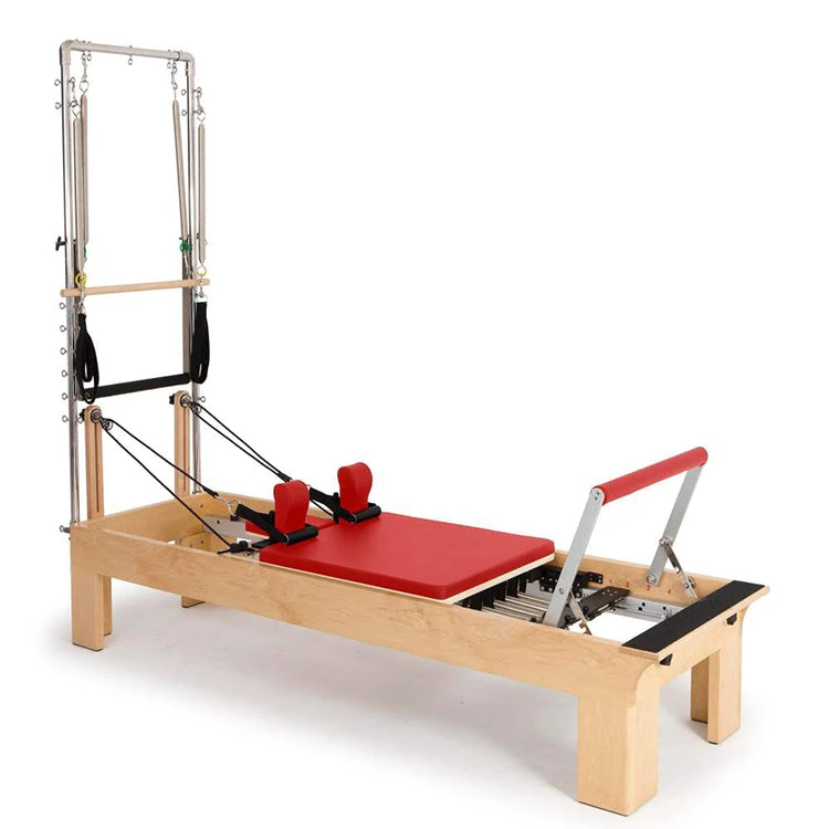 Elina Pilates Physio Wood Reformer With Tower 7 Elina Pilates Physio Wood Reformer With Tower - Image 5