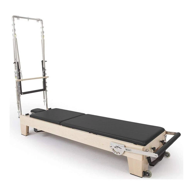 Elina Pilates Elite Wood Reformer With Tower 4 Elina Pilates Elite Wood Reformer With Tower - Image 2