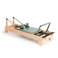 Elina Pilates Wood Reformer 14 Elina Pilates Wood Reformer -Fitness Equipment Sales Shop wood reformer green