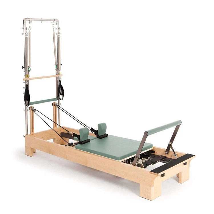 Elina Pilates Wood Reformer With Tower 6 Elina Pilates Wood Reformer With Tower - Image 4