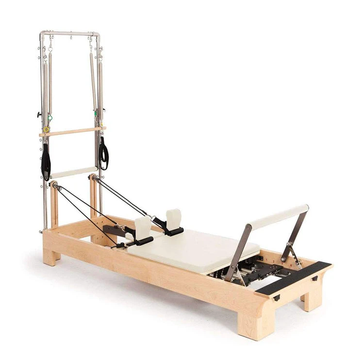 Elina Pilates Wood Reformer With Tower 5 Elina Pilates Wood Reformer With Tower - Image 3